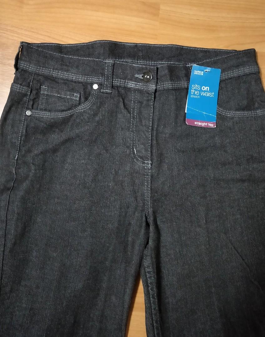 marks and spencer black jeans