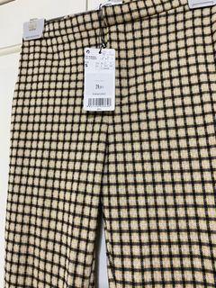 Brand new mango check pants size S or 8