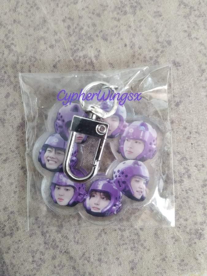 BTS Keyring (OT7) (Category: Character Goods) located in Mandaluyong City. Submitted by cypherwingsx (Listing ID 1036641765, Image 2). Description: 🔖PURPLE RANGER Keyring by @eliee_J on Twitter 🔸 ONHAND 🔸Never Used 🔸From Korea MOP: Gcash/Paymaya/Bank Transfer RFS: Need funds 💜WILL GIVE PLENTY OF FREEBIES 💜 DM for more info..