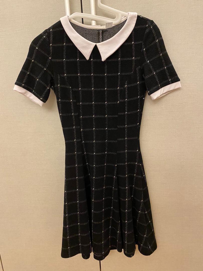 checkered dress h&m