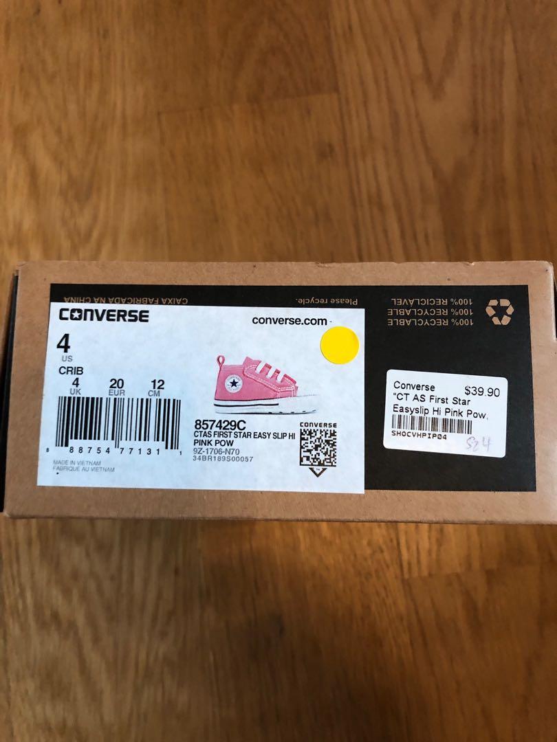 converse baby size 5 shoes