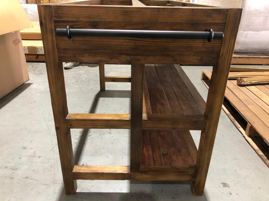 Crate & Barrel Kitchen Island - Bluestone, Furniture & Home ...