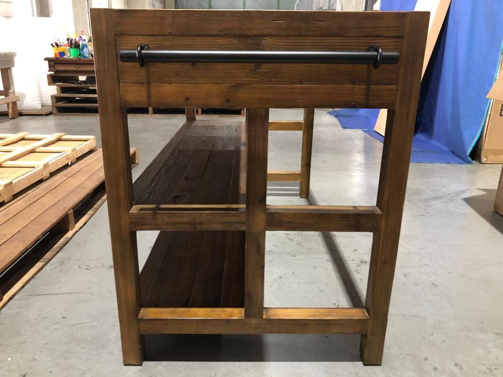 Crate & Barrel Kitchen Island - Bluestone, Furniture & Home ...