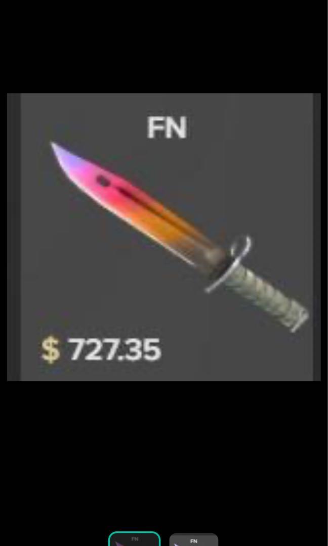 CSGO RARE Bayonet Fade FN 95% FADE STEAL, Video Gaming, Gaming ...