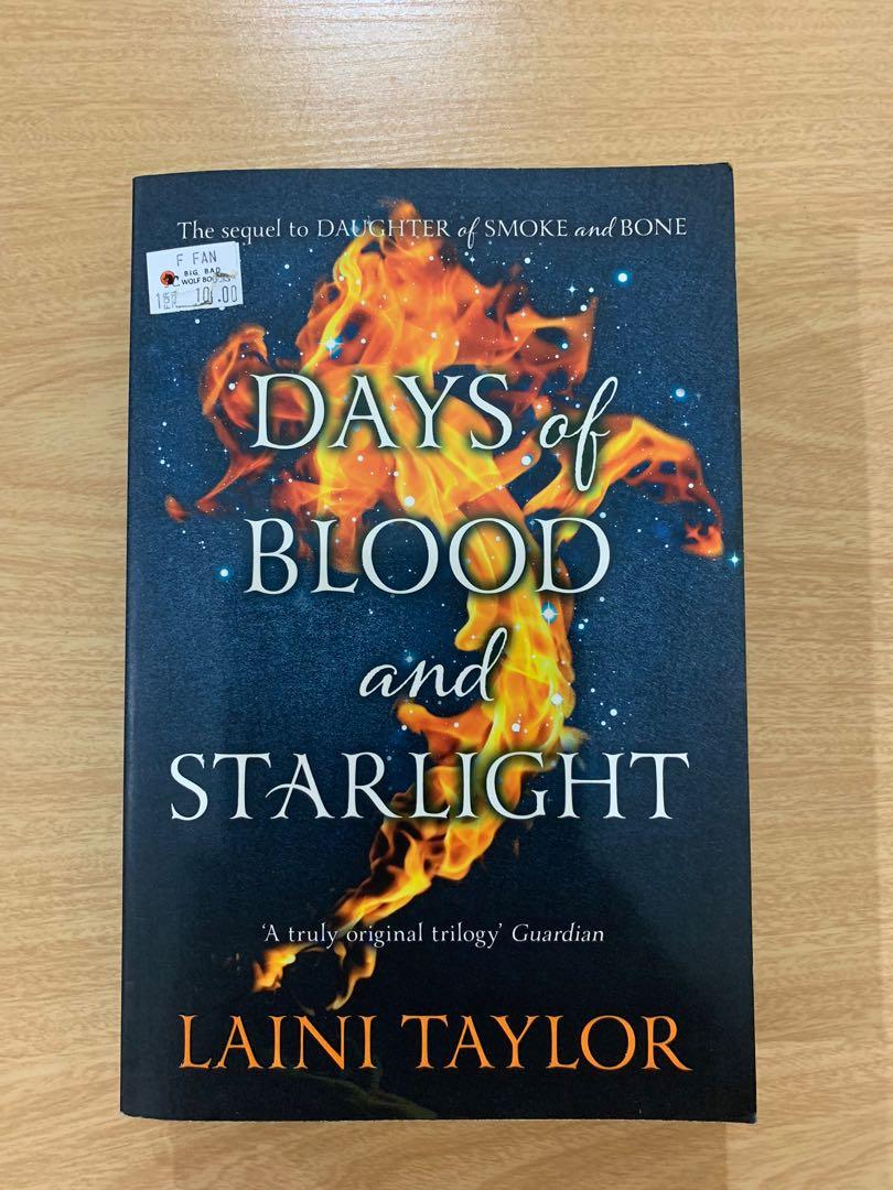 Days Of Blood And Starlight By Laini Taylor Preloved Young Adult Book Novel Books Stationery Books On Carousell