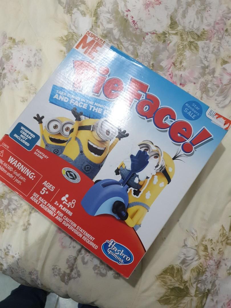 HASBRO Despicable Me Face Pie, Hobbies & Toys, Toys & Games on Carousell