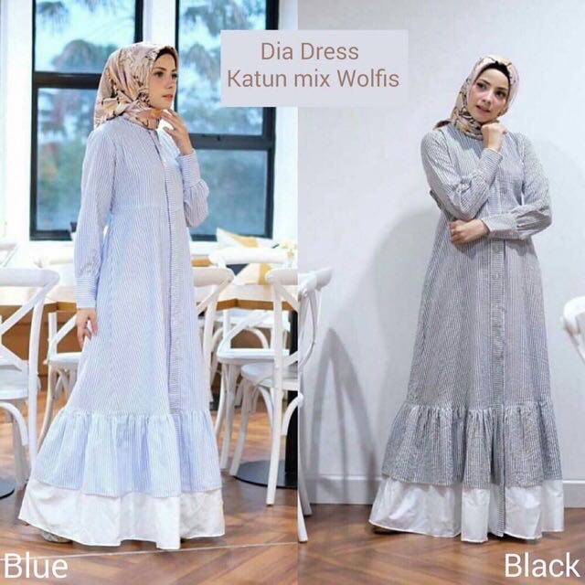 baju dress muslimah