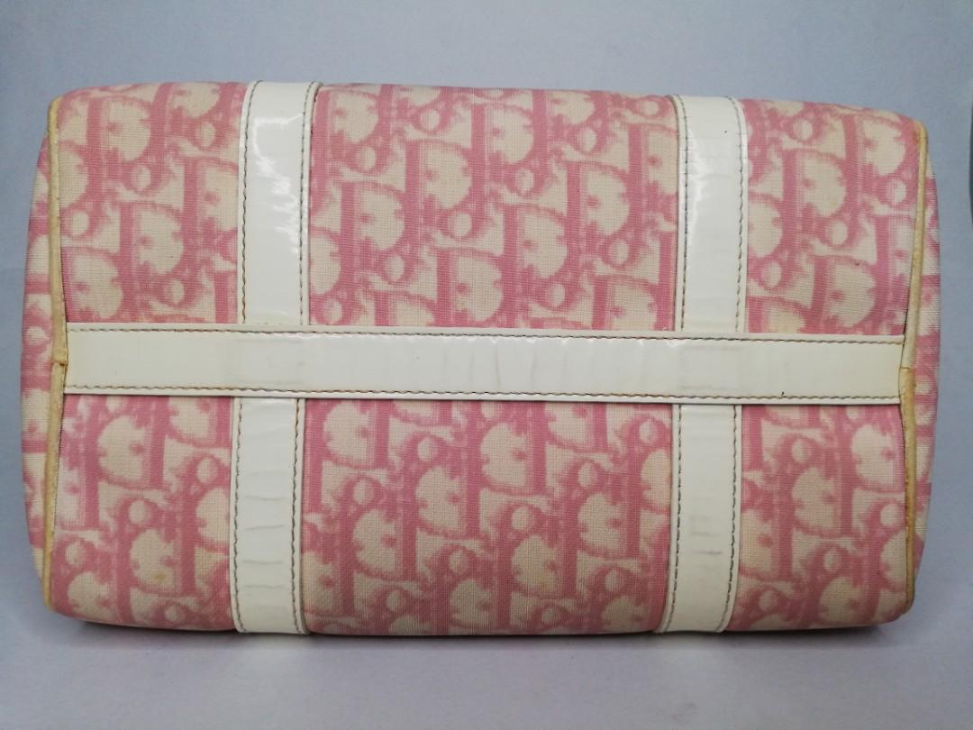 Dior Pink Monogram Flowers Boston Bag ○ Labellov ○ Buy and Sell Authentic  Luxury