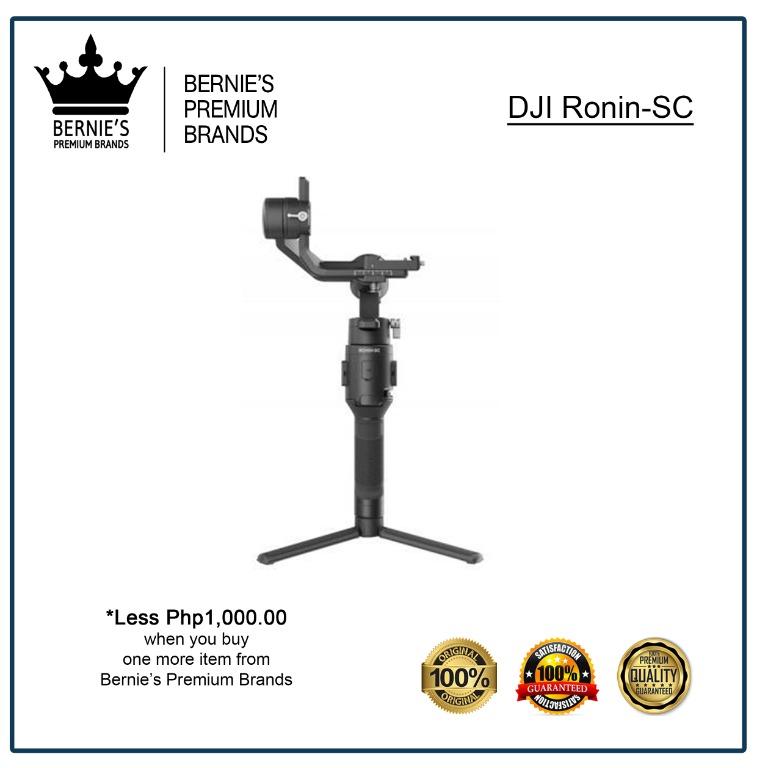 DJI Ronin-SC (Category: Gimbals & Stabilizers ) located in Pasay City. Submitted by premiumbrands (Listing ID 1036774048, Image 1). Description: 100% Certified Original/Genuine product. Everything is brand new, and factory sealed. Available, and ready for FREE delivery via LBC Hong Kong (3-7 days LBC schedule). Check out our FACEBOOK pages: Bernie's Premium Brands - Gadgets Bernie's Premium Brands – Women .