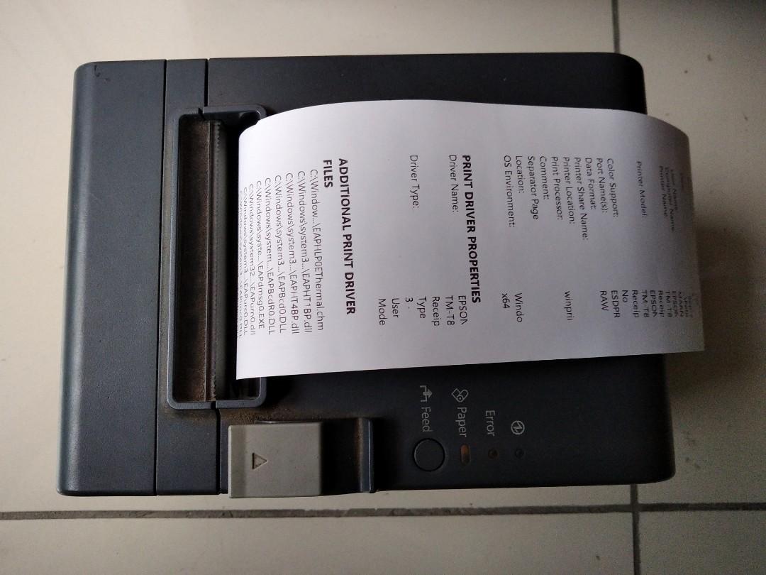 Epson TM-t82 thermal receipt printer 