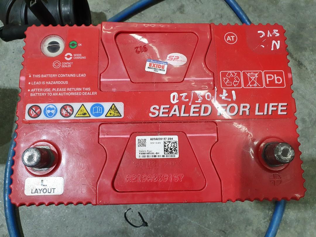 Exide Matrix Car Battery Car Accessories Electronics Lights On Carousell