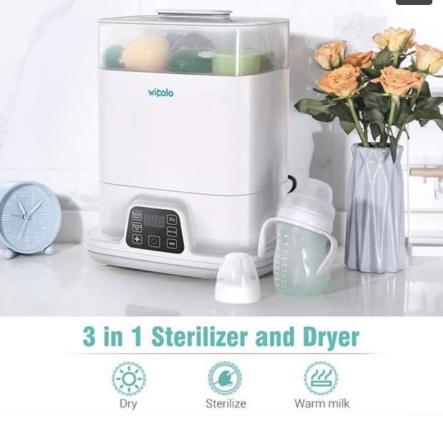 FREE DELIVERY Wipalo Sterilizer and Dryer Babies Kids Nursing Feeding Breastfeeding Bottle Feeding on Carousell