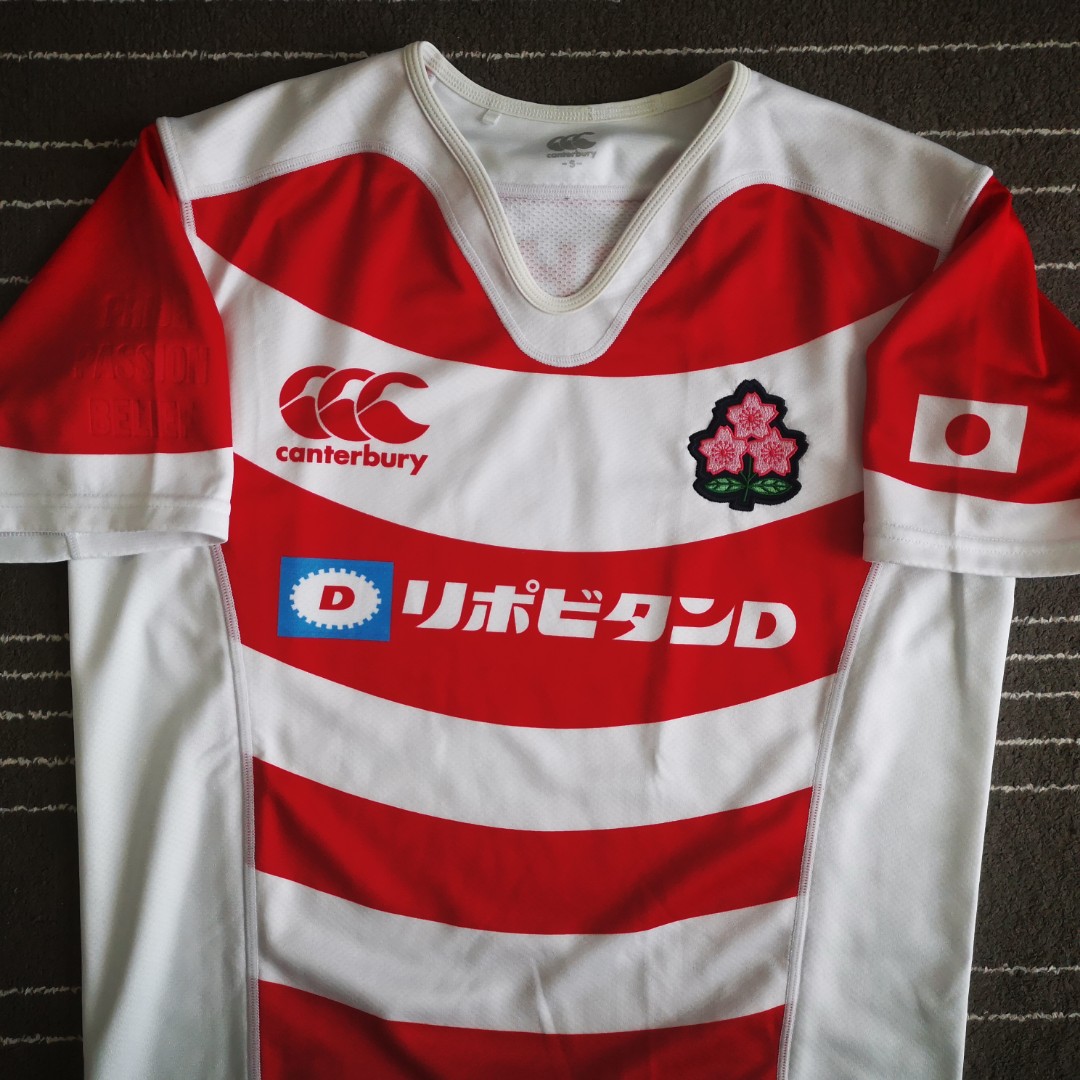 Canterbury japan rugby jersey top