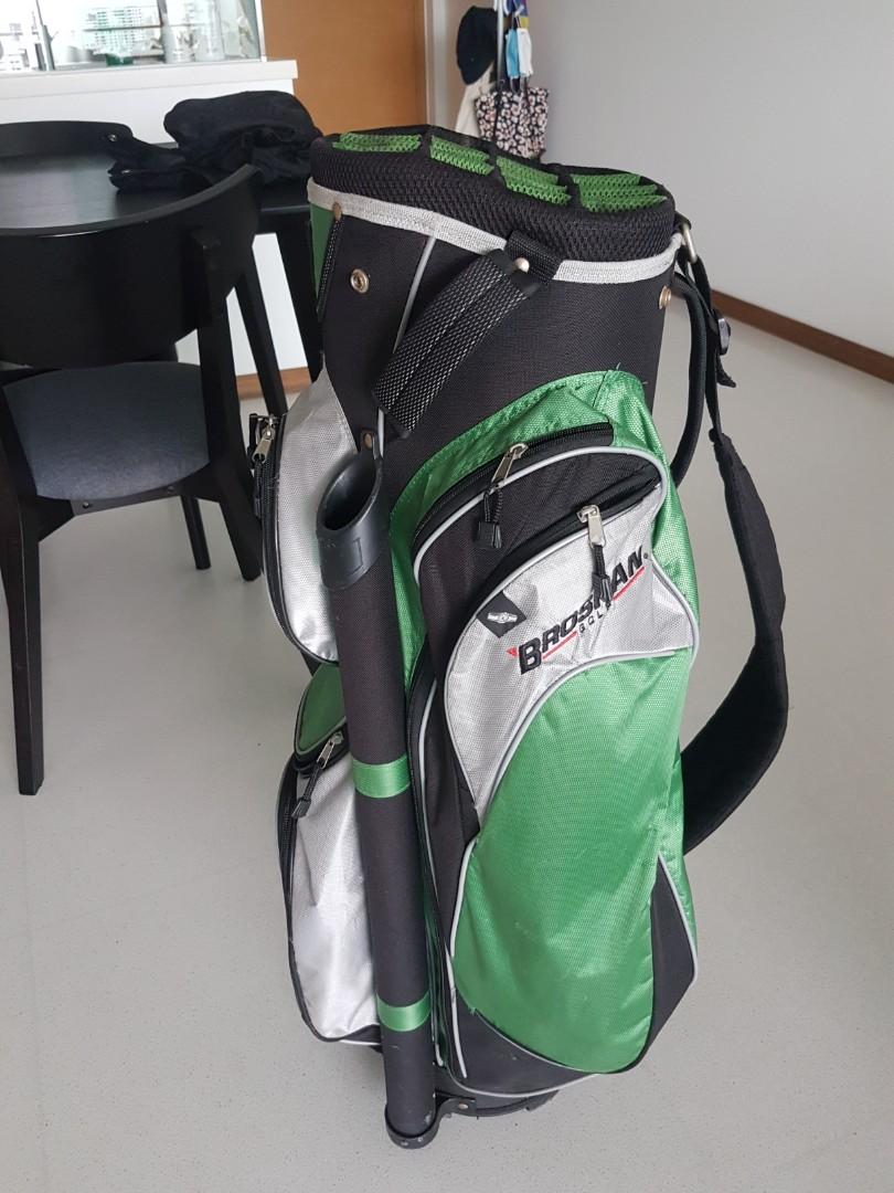 Golf bag Brosnan, Sports Equipment, Sports & Games, Golf on Carousell
