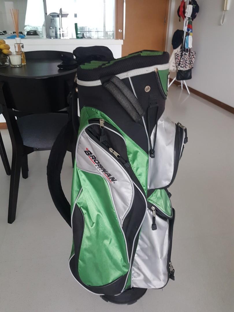 Golf bag Brosnan, Sports Equipment, Sports & Games, Golf on Carousell
