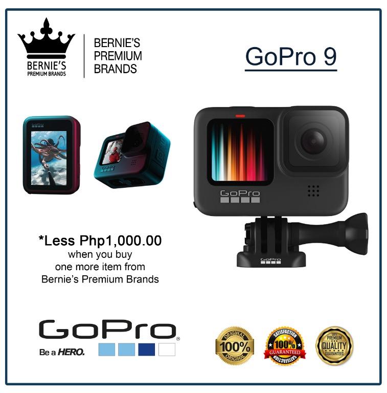 GoPro 9 Black (Category: Gimbals & Stabilizers ) located in Pasay City. Submitted by premiumbrands (Listing ID 1036751025, Image 1). Description: 100% Certified Original/Genuine product. Everything is brand new, and factory sealed. Available, and ready for FREE delivery via LBC Hong Kong (3-7 days LBC schedule). Check out our FACEBOOK pages: Bernie's Premium Brands - Gadgets Bernie's Premium Brands – Women.