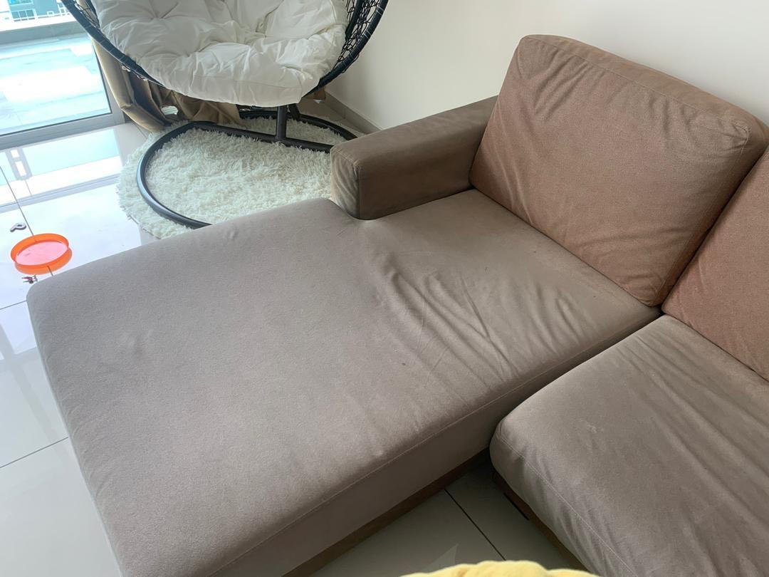 Harvey Norman Sofa L shape, Furniture & Home Living, Home Decor