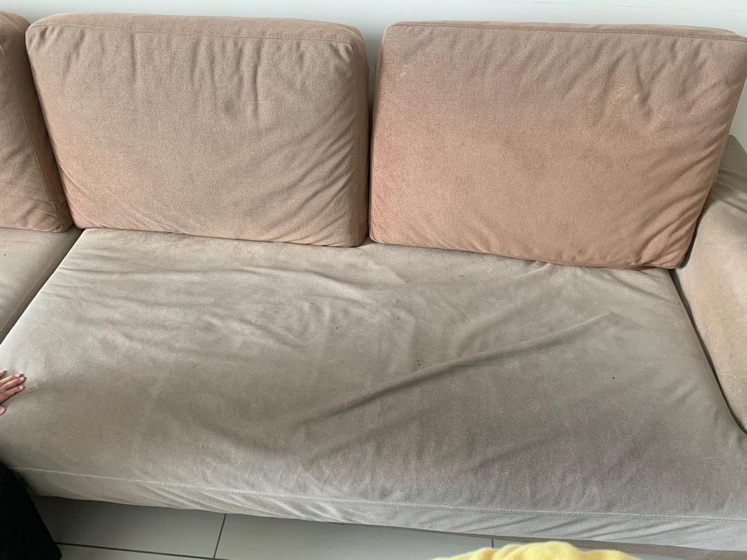 Harvey Norman Sofa L shape, Furniture & Home Living, Home Decor