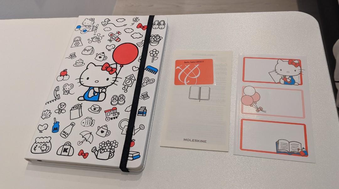 Hello Kitty Moleskin Notebook, Hobbies & Toys, Stationery & Craft