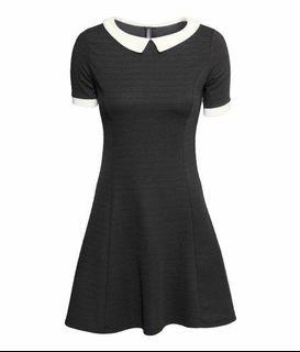 H&M Jersey dress with collar