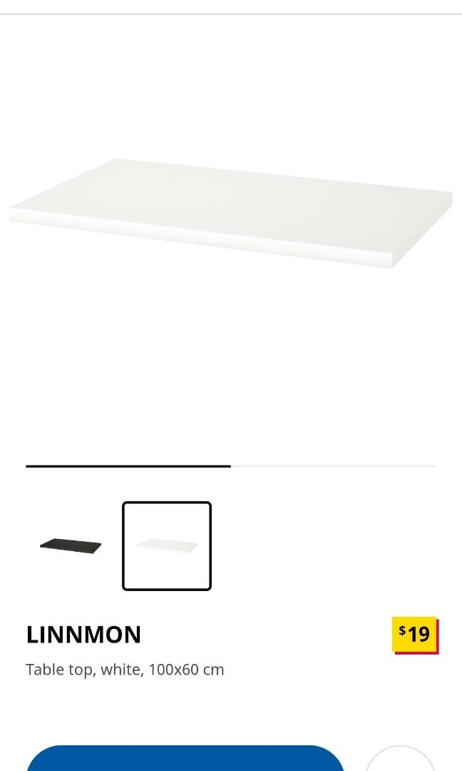 Ikea Linmon Table top and legs, Furniture & Home Living, Furniture