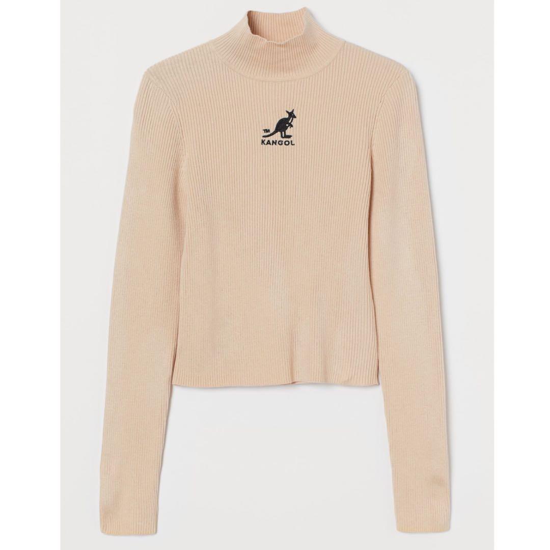 Kangol x H&M Ribbed Top, Women's Fashion, Tops, Sleeveless on Carousell