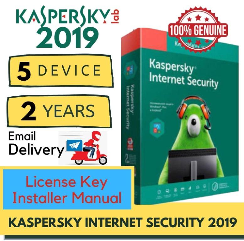 Kaspersky Internet Security 2020 5 Pc 2 Years Antivirus Electronics Computers Others On Carousell