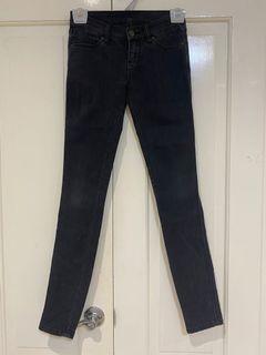 Ksubi faded black skinny jeans size 24 or 6