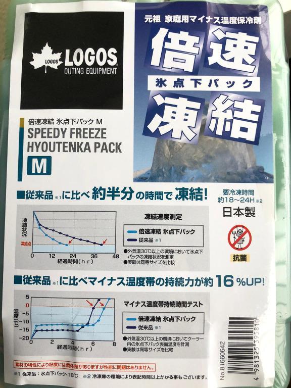 日本製logos 倍速凍結保冷劑 中碼 旅行 旅行必需品 戶外 露營 Carousell