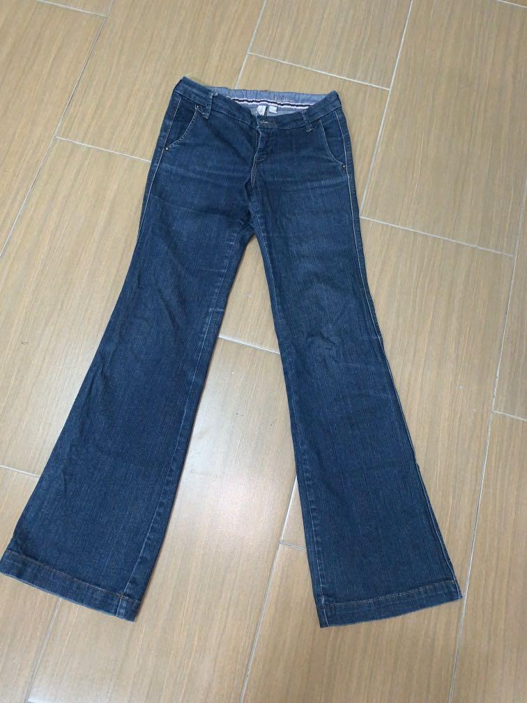 mango flared jeans