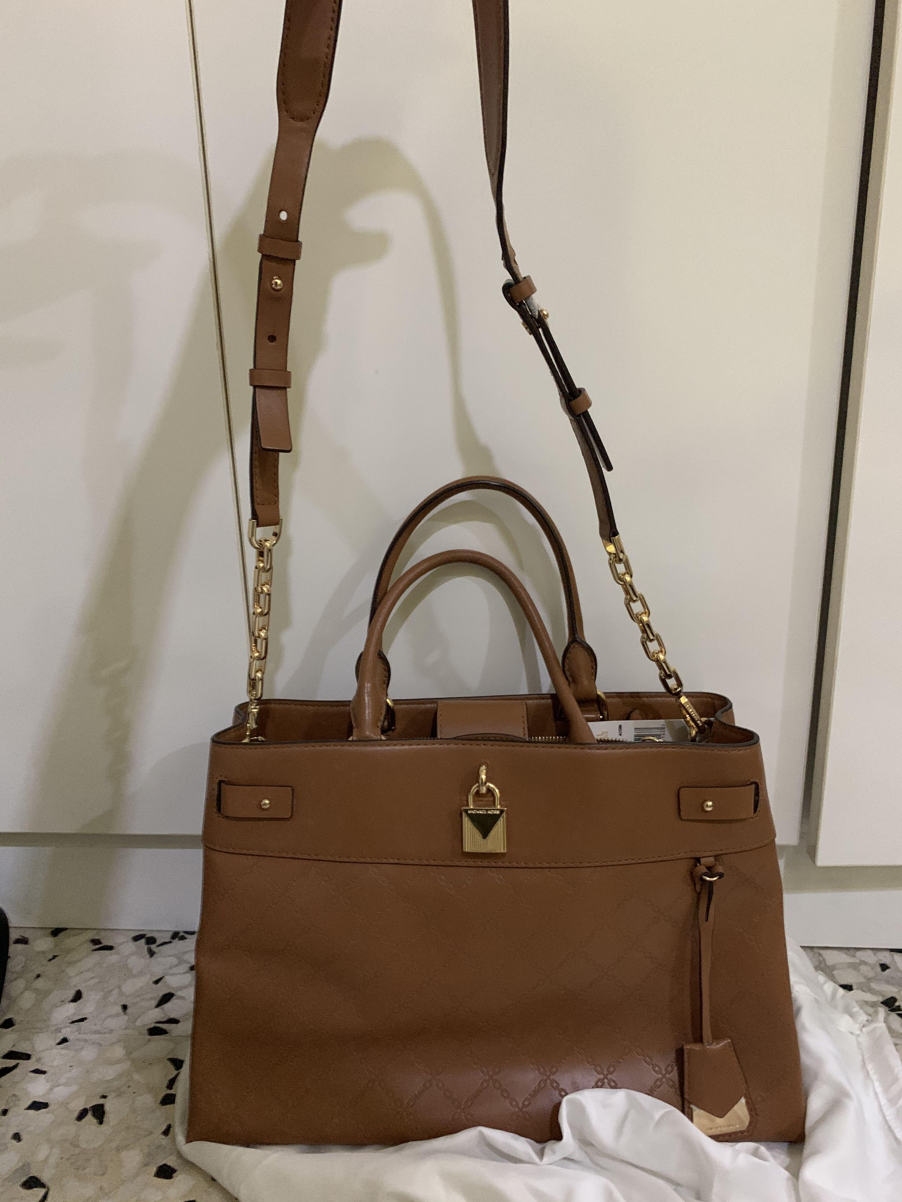 Gramercy chain embossed outlet leather satchel
