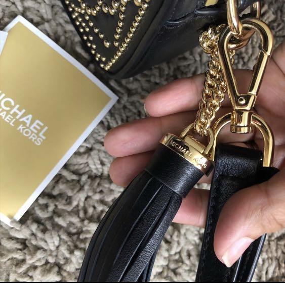 Michael kors discount studded camera bag