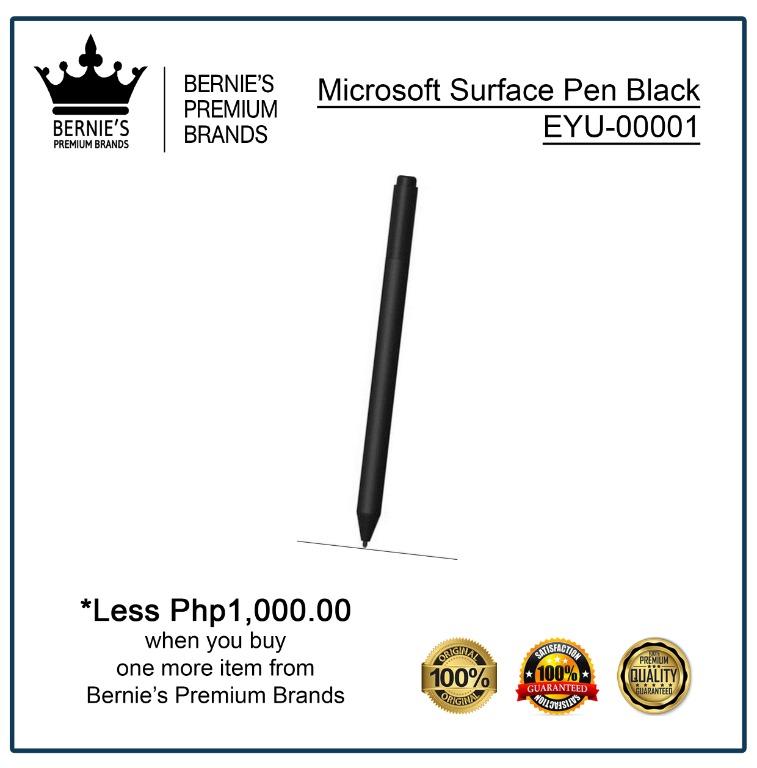 Microsoft Surface Pen Black EYU-00001 (Category: Computer Keyboard) located in Pasay City. Submitted by premiumbrands (Listing ID 1036783513, Image 1). Description: 100% Certified Original/Genuine product. Everything is brand new, and factory sealed. Available, and ready for FREE delivery via LBC Hong Kong (3-7 days LBC schedule). Check out our FACEBOOK pages: Bernie's Premium Brands - Gadgets Bernie's Premium Brands – Women .
