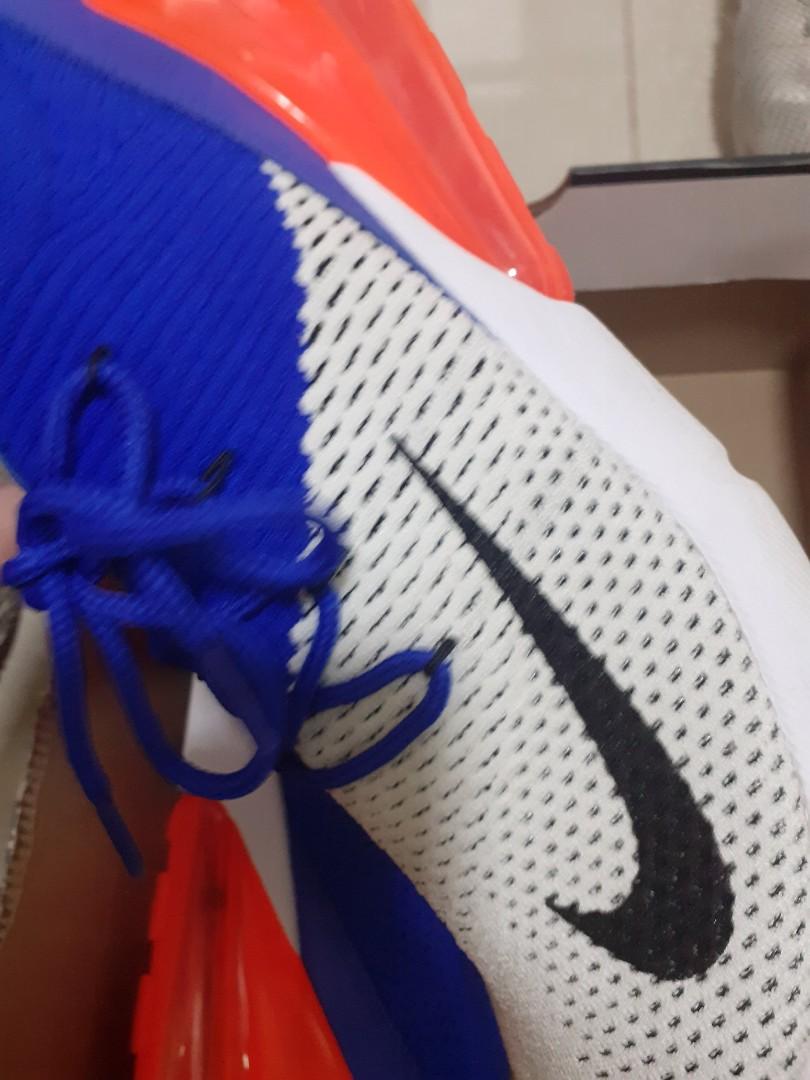 Nike air max 270 flyknit new york knicks colorway Men s Fashion