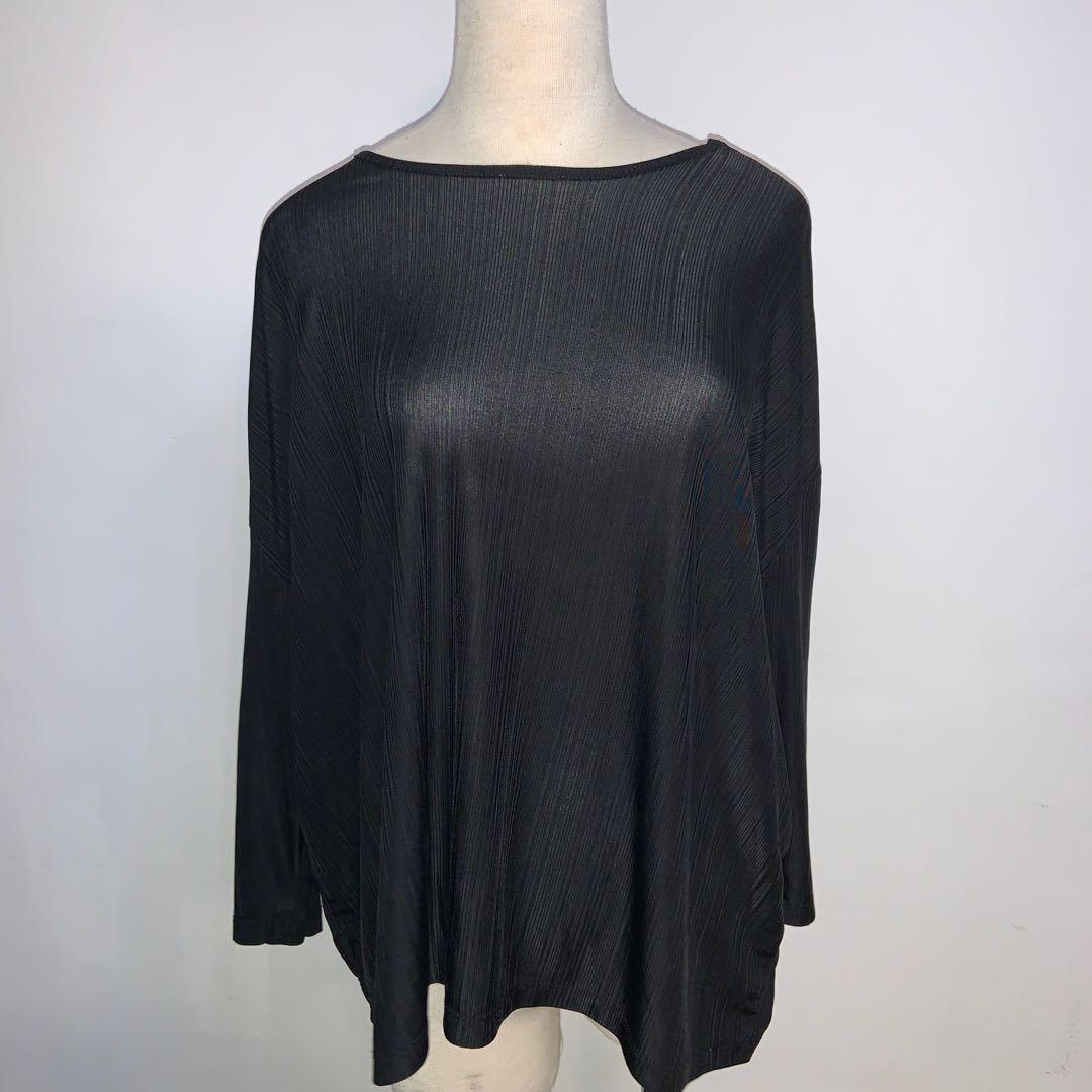 black batwing blouse