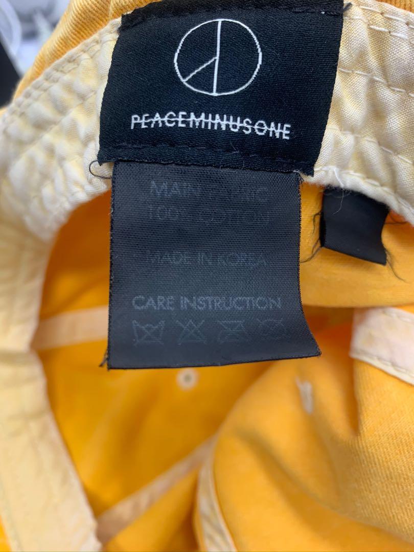 Peaceminusone Vintage cotton cap #1 yellow, 男裝, 手錶及配件, 棒球