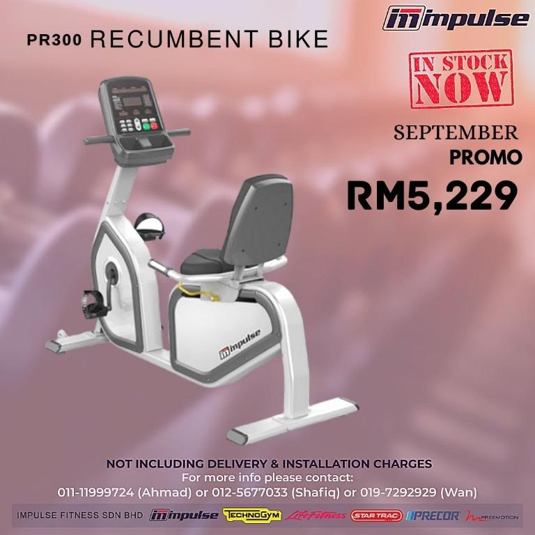 PR Recumbent Bike White End Of Sept 2020 !!!, Sports Equipment