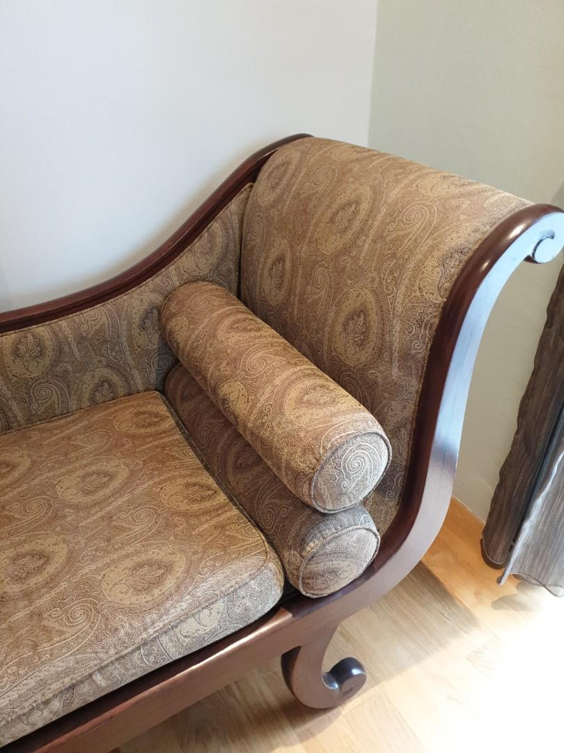 Raffles hotel chaise lounge chair, Furniture, Sofas on Carousell
