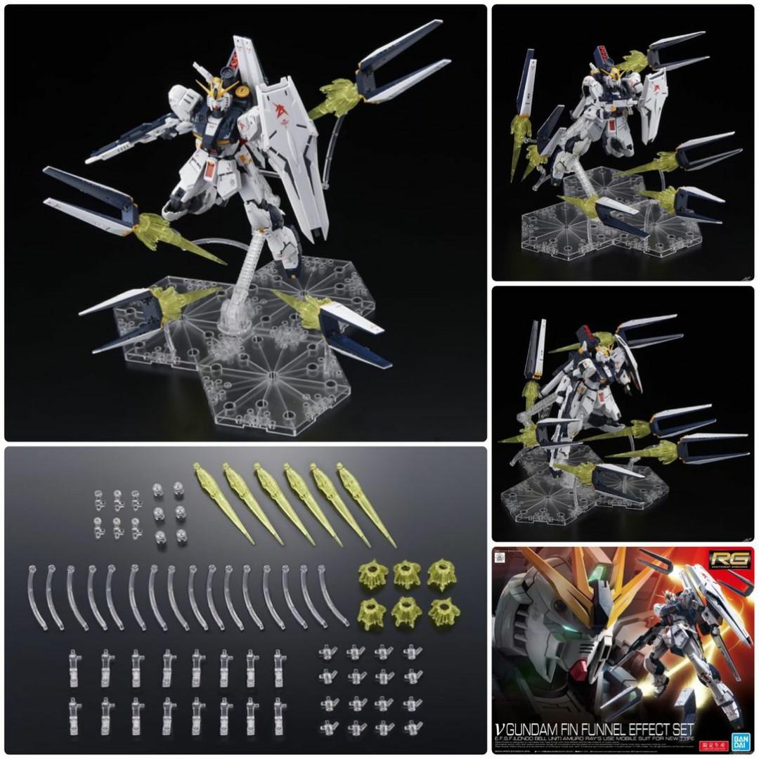 RG Nu Gundam Fin Funnel Effect Set, Hobbies & Toys, Toys & Games on