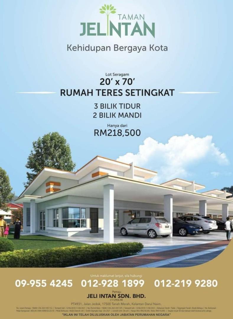 Rumah Teres 1 Tkt Di Dalam Jeli Property For Sale On Carousell