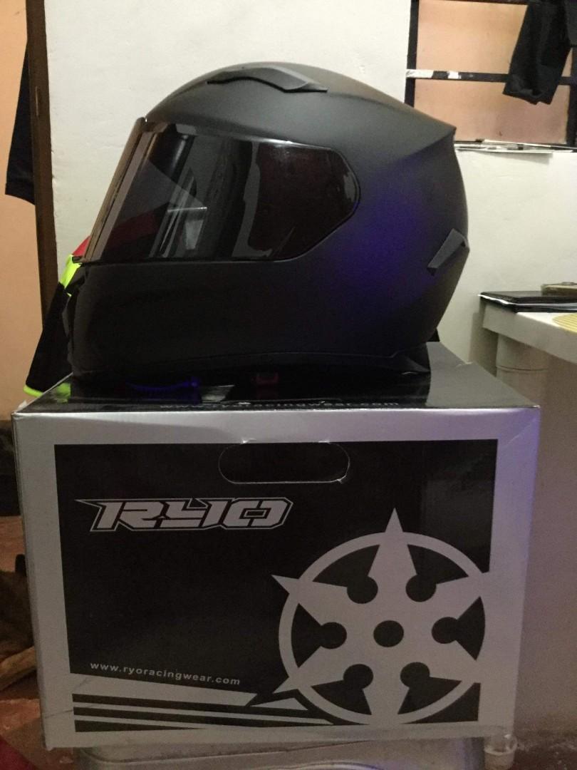 Modular Ryo Helmet Ryo Full Face Helmet Large, Motorbikes, Motorbike Parts & Accessories ...