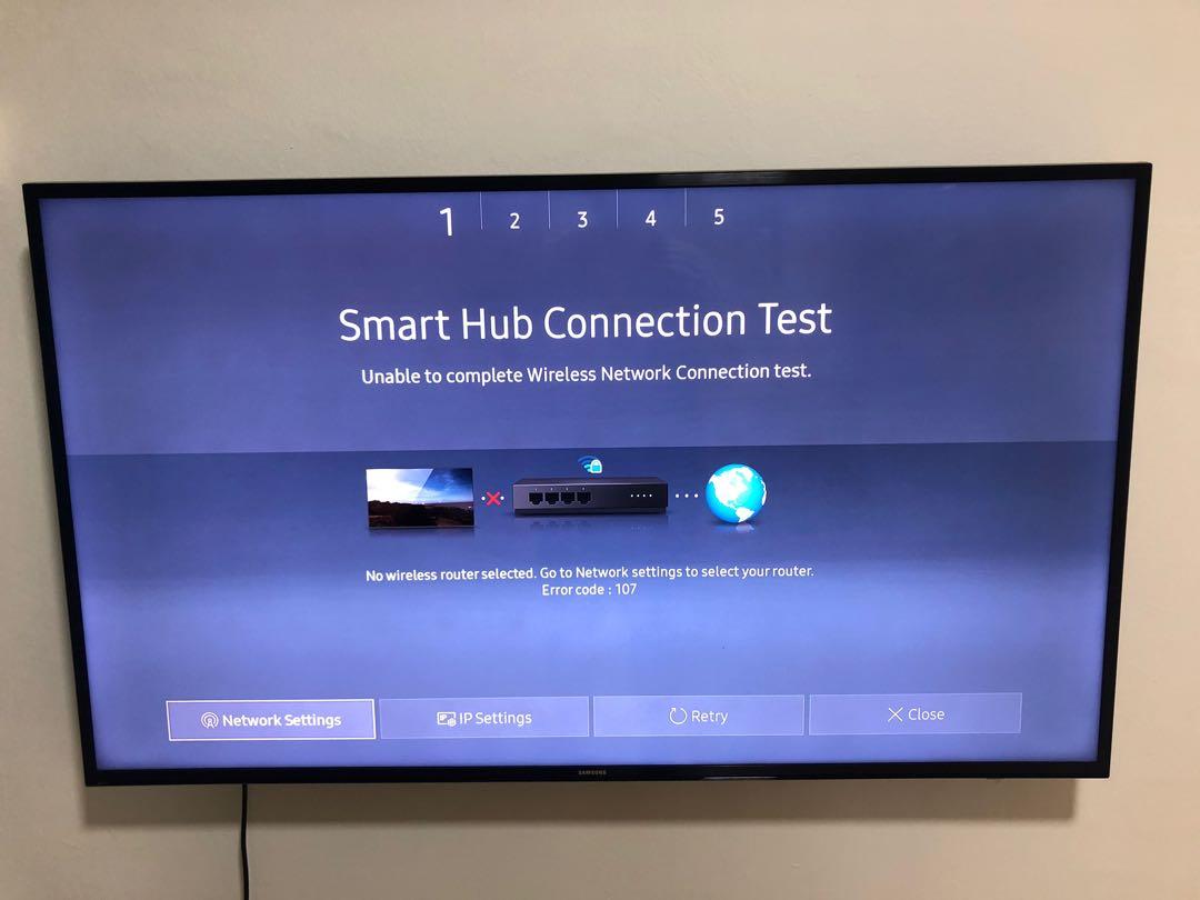 Samsung Tv Error Code 107 Most samsung smart tv problems are associated with internet connectivity failures. agosri
