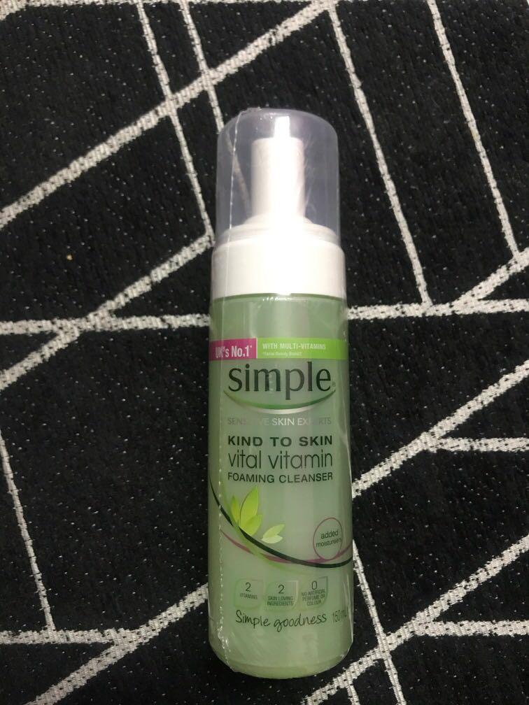 simple foaming cleanser watson
