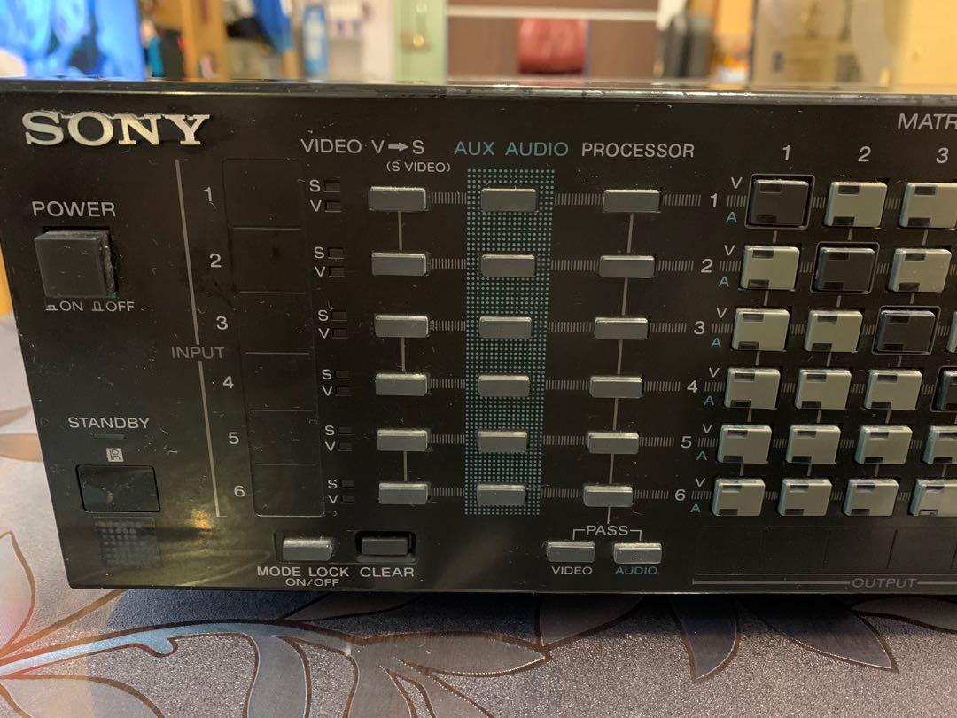 Sony Video/Audio Selector SBV3000, 音響器材, 可攜式音響設備 Carousell