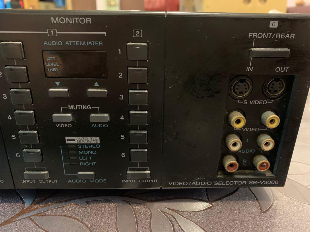Sony Video/Audio Selector SBV3000, 音響器材, 可攜式音響設備 Carousell