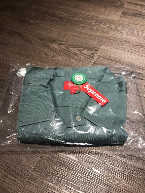 Supreme Studded Patch S/S Work Shirt Work Green XL 現貨短袖襯衫
