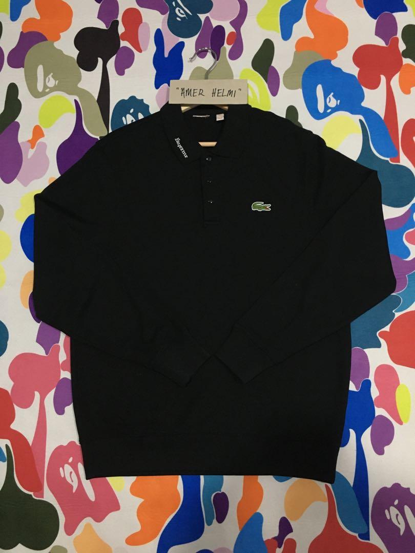 Supreme x lacoste new arrivals polo