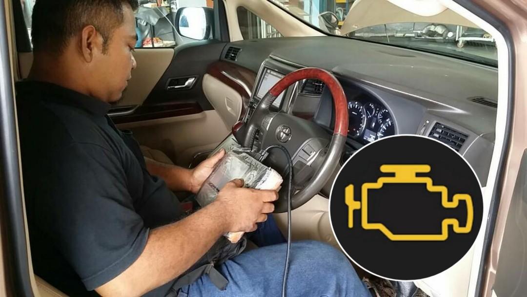 TOYOTA Vellfire Alphard Engine Check Light On P0171 System too lean