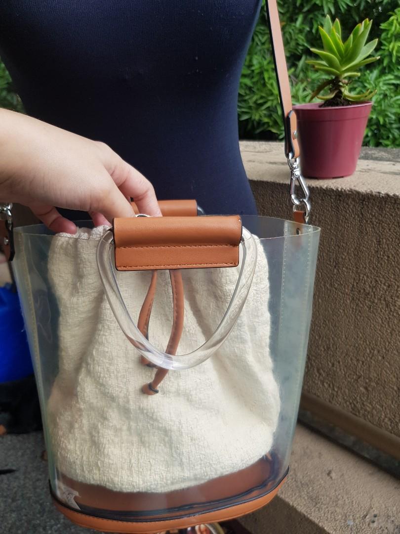 Transparent hotsell handbag zara