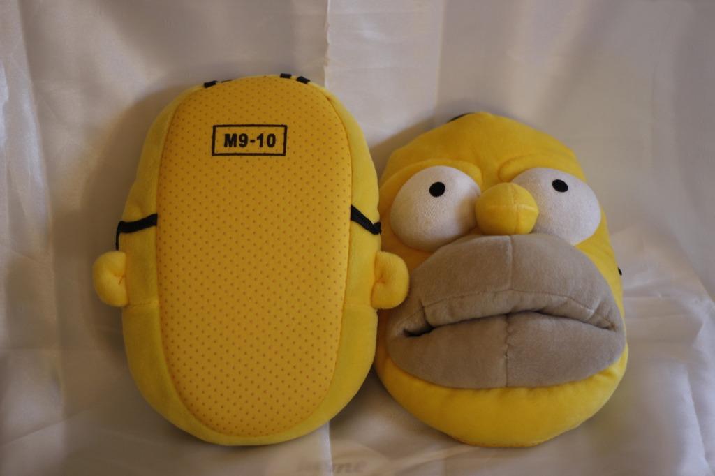Universal Studios The Simpsons Homer Simpson Face Adult Slippers S